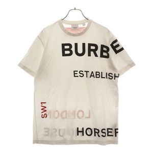 BURBERRY バーバリー ホースフェリー プリント 半袖Tシャツ カットソー ホワイト