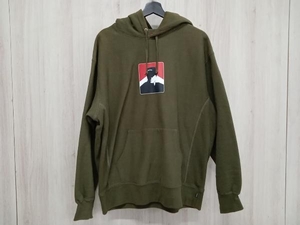 【タグ付き】 Supreme シュプリーム 20FW portrait hooded Lサイズ カーキー パーカー