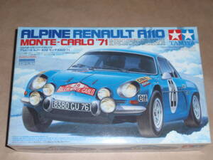 TAMIYA　1/24スケール　アルピーヌ ルノー A110 モンテカルロ,71