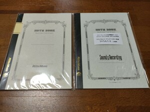 リットーミュージック製ツバメノート 2冊 未開封品