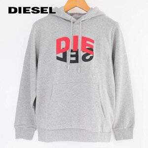 ディーゼル DIESEL Mサイズ パーカー スウエット メンズ ブランド ロゴ 裏毛 トップス グレー HOOD-N1