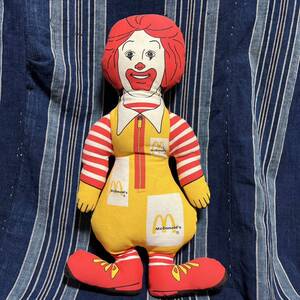 80s ronald doll mcdonald ドナルド マクドナルド ロナルド 非売品 販促品 販促 アドバタイジング advertising 当時物 ミールトイmeal toy