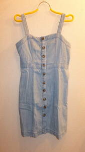 ★American Eagle★AEO Ladies Denim tops Size M アメリカンイーグル レディーストップスデニムサイズM　　USED IN JAPAN