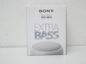 51/0 SONY EXTRA BASS SRS-XB10/WC ワイヤレススピーカー グレイッシュホワイ