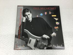 D107-80　②LPレコード　見本盤 プロモ/帯付　PAUL MACCARTNEY ポール・マッカートニー All The Best オール・ザ・ベスト　RP15-5545・46