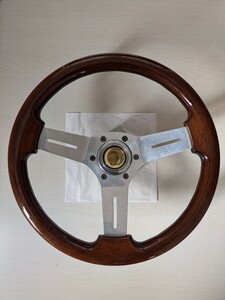 当時物　NARDI ウッドステアリング ナルディ　旧車　クラッシック