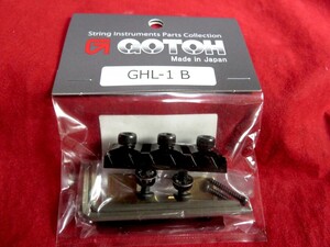 ★新品セール/最安値★GOTOH／GHL-1-B／43mm ロックナット・パーツフルセット◆国産 高精度 FRT/フロイドローズ BK/ブラック レスポール/LP