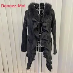 Donnez-Moi レディース カーディガン ファーコート トップス フリル