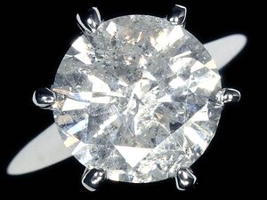 IMM13555SS【1円～】新品【RK宝石】《Diamond》上質ダイヤモンド 特大2.11ct! Pt900 超高級 一粒ダイヤ ソリティア リング ダイヤ