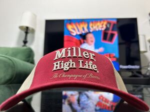 USA Miller HIGH LIFE BEERメッシュキャップ　レッド