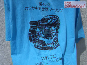 †KAWASAKI 650-W1 第46回 カワサキ会 合同ツーリング WKTC KMC UTC CⅡK 無骨ダボワン バーチカルツイン インダストリアル非売品 入手困難