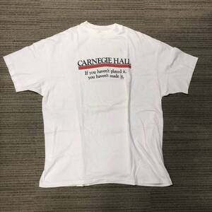 90年代 ビンテージTシャツ カーネギーホール USA製 XL 90s 映画 ムービー 企業物 博物館 アート