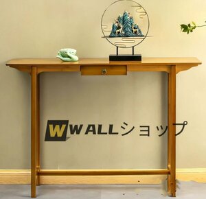 人気新品！アンティーク調デザインコンソールテーブル 電話台 テーブル 花台リビン 木製 玄関テーブル サイドテーブル 玄関