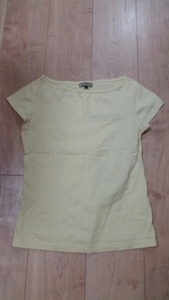 USED★プロポーションボディドレッシングPROPORTION BODY DRESSING★黄色イエローTシャツトップスM3