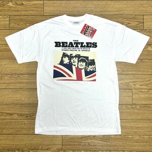 1993 THE BEATLES SPORTS オフィシャル ユニオンジャック Tシャツ サイズ/L 未使用 タグ付属 ビートルズスポーツ 