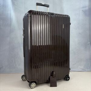 【廃盤】RIMOWA リモワ SALSA DELUXE サルサ デラックス 最大容量 104L 4輪 MW TSAロック グロスブラウン 茶 スーツケース キャリーバッグ