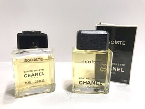 ■【YS-1】 香水 ■ シャネル CHANEL ■ エゴイスト オードトワレ EDT 75ml フラコンボトル ■ 2点セット まとめ【同梱可能商品】■D