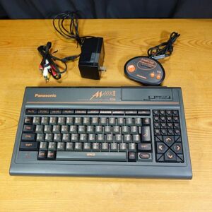 240915【現状品】Panasonic パナソニック MSX2 A1MKⅡ FS-A1MK2 Personal computer POWERPAD パワーパッド キーボード 付属品付き