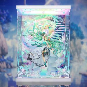 初音ミク Memorial Dress Ver. 1/7 グッドスマイルカンパニー /専用/ フィギュアケース コレクションケース LED照明 アクリル ショーケース