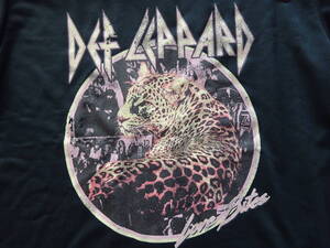 DFF LEPPARD 長袖　Tシャツ サイズM　デフ・レパード　ロングスリーブTシャツ　オフィシャル商品　ライセンス商品　公式品　HR HM　バンドT