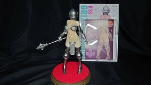 グリズリーパンダ　女戦士A　ガレージキット　塗装済み完成品　キャストオフ