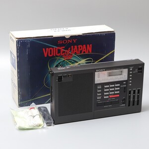 PJ587. SONY ソニー ICF-2001 FM AM PLL シンセサイザーレシーバー 箱付属 現状品