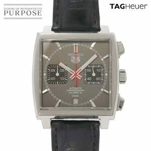 タグホイヤー TAG Heuer モナコ ヴィンテージ CAW211J クロノグラフ メンズ 腕時計 デイト グレー 自動巻き Monaco 90241828