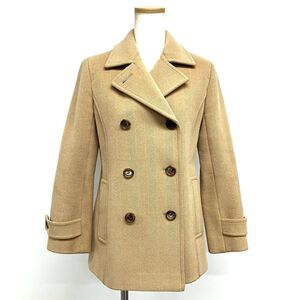 バーバリー BURBERRY ピーコート FN027 キャメル 40 裏地ノバチェック