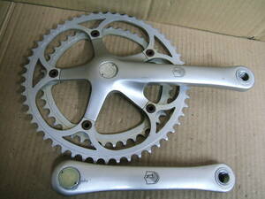 中古 クランクセット 170mm-52-42T カンパニョーロ CAMPAGNOLO ITALY 　817