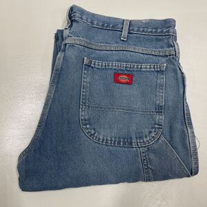 W36 デニム 古着 ディッキーズ DICKIES ペインター ワーク インディゴ デニム パンツ REDKAP CARHARTT WORK0323