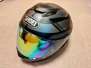 SHOEI GT-Air SWAYER： SHOEI フルフェイスヘルメット：COLOR：TC-5 (SIVER/BLACK) マットカラー：内装クリーニング済：外装コート済