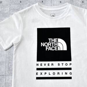 THE NORTH FACE Tシャツ 虫よけ加工 アウトドア ノースフェイス　　キャンプ ショートスリーブ TNF バグフリー ロゴティー キッズ 玉10186