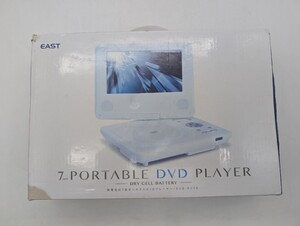 送料無料 EAST 乾電池式7型ポータブルDVDプレーヤー DVD-P770 7インチ 7inch Portable DVD Player