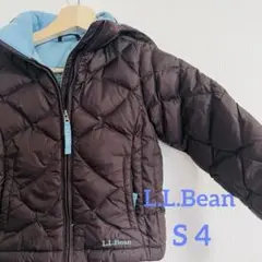 ❥❥L.L.Bean ダウンジャケット S4 ブラウン×ライトブルー