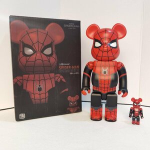 ★激レア★Bearbrick x Marvel Spider-Man Upgraded Suit 400%+100% メディコム・トイ スパイダーマン MEDICOM TOY ベアブリック