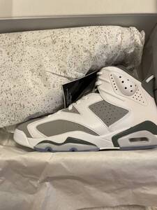 NIKE ナイキ Air Jordan 6 RETRO エアジョーダン 6 レトロ CT8529-100 スニーカー グレー x ホワイト 約27.5cm