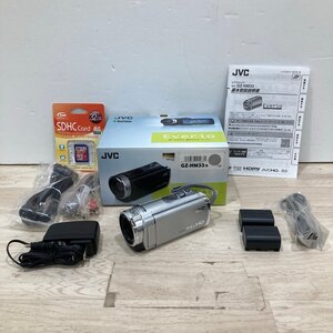 未使用品 JVC Everio エブリオ デジタルビデオカメラ GZ-HM33-S シルバー[D2408]