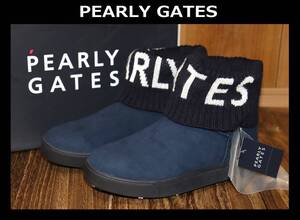 送料無料 特価即決【未使用】 PEARLY GATES ★ ブーツ型 ゴルフシューズ (23.5cm) ★ パーリーゲイツ 税込定価3万7400円 053-1292102 併