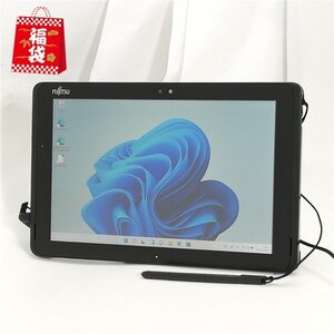 福袋 半額セール 大売出し Windows11済 10.1型 タブレット 富士通 ARROWS Tab Q508/SE 中古良品 Atom 無線 Wi-Fi Bluetooth カメラ Office