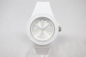 ◎ 中古美品 ice watch アイスウォッチ 019139 ICE generation アイスジェネレーション ホワイトスモール 腕時計 クオーツ 白 シリコン