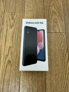 未使用 Galaxy A23 5G 64GB SIMフリー SCG18 スマートフォン ブラック