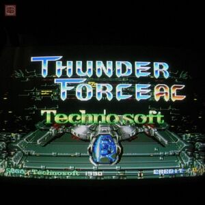 1円〜 テクノソフト/セガ サンダーフォースAC TECHNOSOFT SEGA インスト純正 動作確認済【20