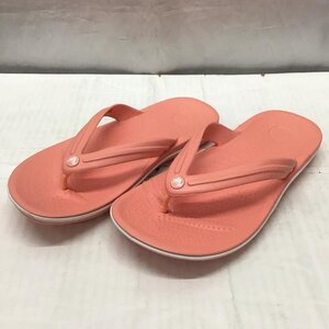 crocs 23.0cm クロックス サンダル サンダル 1033-6KP Crocband Flip 23cm Sandals 桃 / ピンク / 10120438