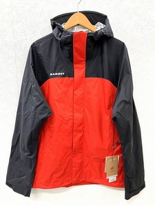 未使用品 マムート MAMMUT Microlayer 2.0 HS Hooded Jacket AF Men ナイロンパーカ L 赤×黒 1010-28651 マウンテン ジャケット 管理2