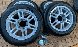 6穴 アルミホイール タイヤセット 215/60r17 ハイエース ランクル