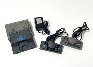 PCエンジン CORE GRAFX / PI-TG3 / PC Engine コアグラフィックス コントローラー付き ゲーム機 天の声2セット レトロゲーム