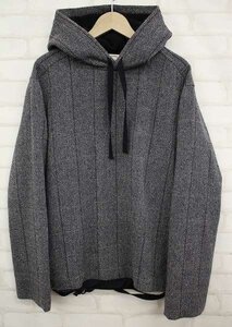 1J5234■SUNSEA HERINGBONE STERIPE PULLOVER PARKA サンシー ヘリンボーンストライププルオーバーパーカー