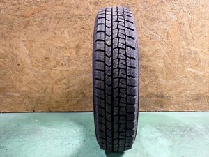 RK1523【送料無料145/80R13】1本 2020年製 ダンロップ ウィンターマックス 02 WM02 中古スタッドレス 軽自動車 《即決》