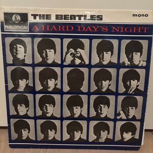 UKオリジナルモノ　黄パロ両面3N(8ROP, 4RMR) Beatles A Hard Day