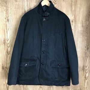 BURBERRY LONDON BLACK JACKET 黒 バーバリー ロンドン ベルト付 ジャケット 古着 e23121304